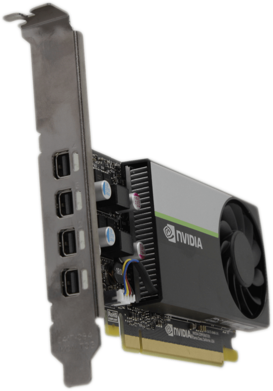 Nvidia PNY T1000 | 4GB GDDR6 4x Mini DisplayPort PCIe 3.0 x16 VCQT1000ATX