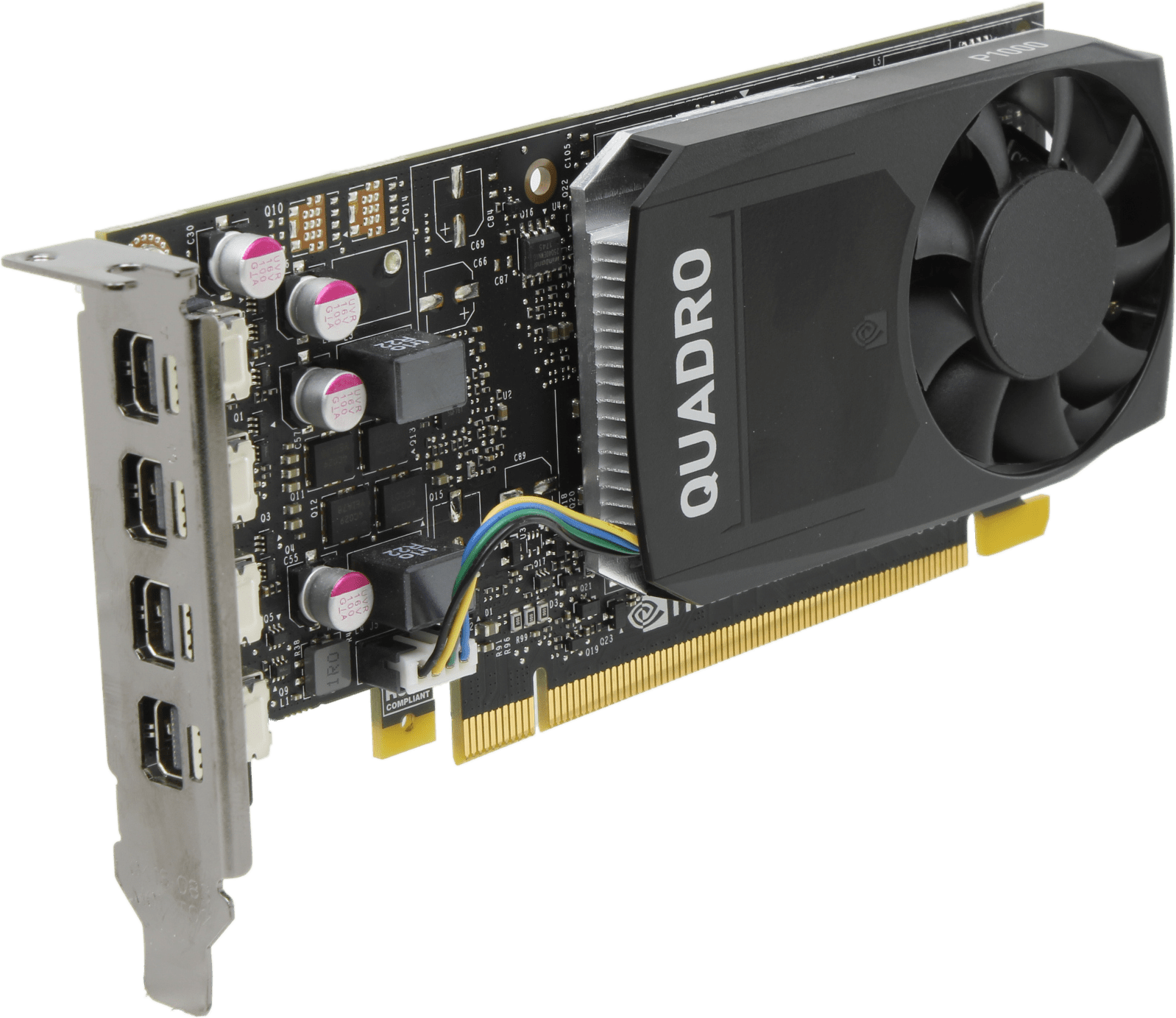 Kopie von Nvidia Dell Quadro P1000 - 4GB GDDR5 - 4x Mini DisplayPort Low Profile - 01DX71 #1